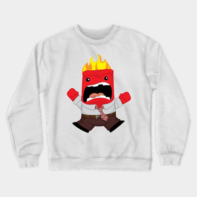 Mr Anger Crewneck Sweatshirt by gravelskies